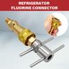 Соединитель шланга для заправки холодильника, герметичный адаптер для заправки холодильника, быстроразъемное соединение для различных моделей холодильников