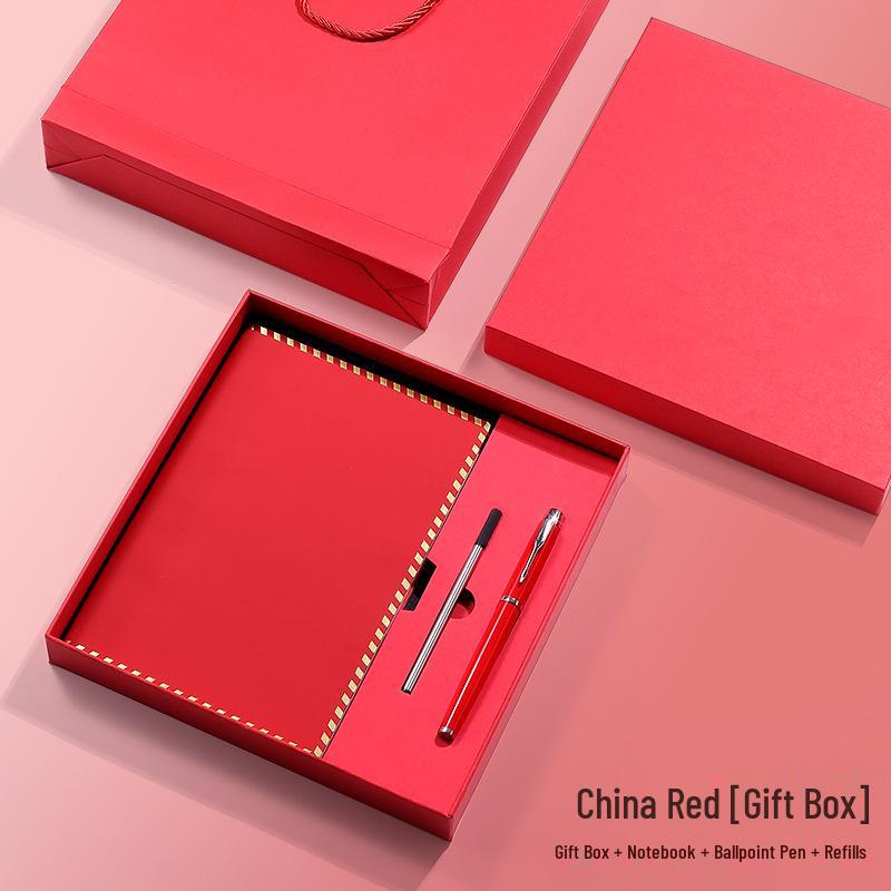 Подарочный набор кожаного блокнота A5 с индивидуальной гравировкой логотипа