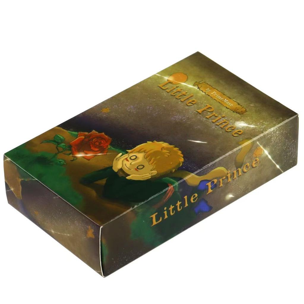 10,3*6 см Карты Таро Маленького Принца для начинающих 78 шт. Карты Портативный размер Дружественные милые иллюстрации для детей