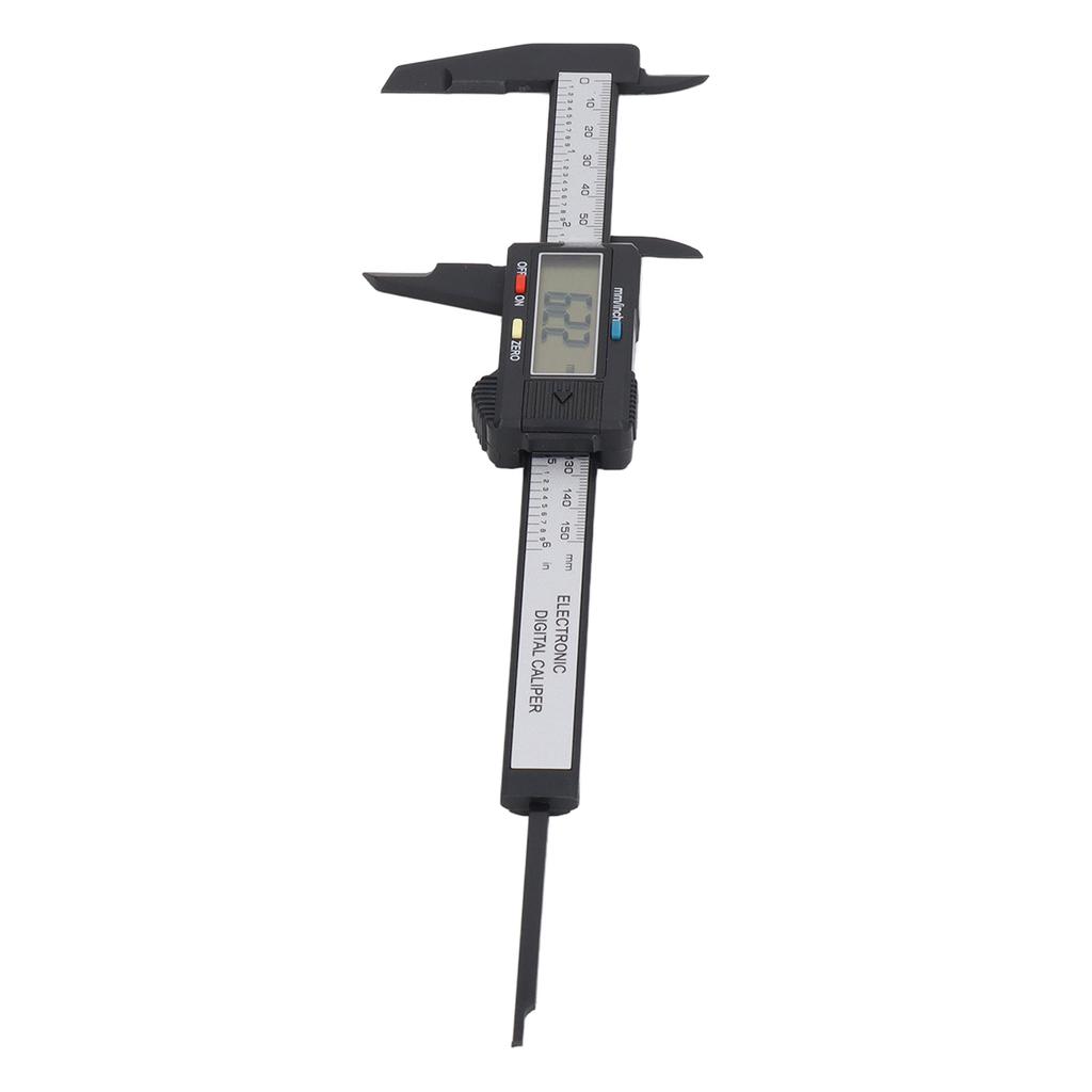 Vernier Caliper LCD Digital Display 0150mm Dual Scale ABS Tool for Measurement Testing