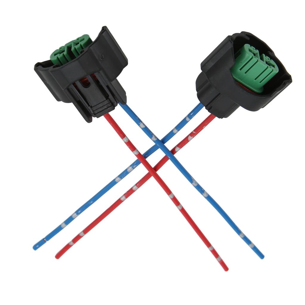 2 Pcs H11 Female Adapter Plug Connector Wiring Harness Sockets with Wire Pigtails for Headlight Fog Light