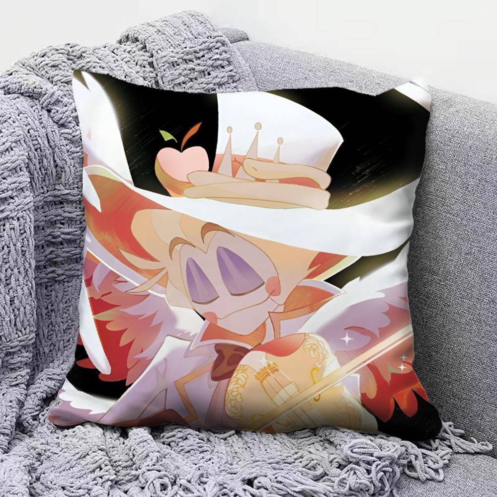 Hazbin HHotel Lucifer MMagne Pillow Covers Home Sofa Cushion Covers and Aecorative Custom