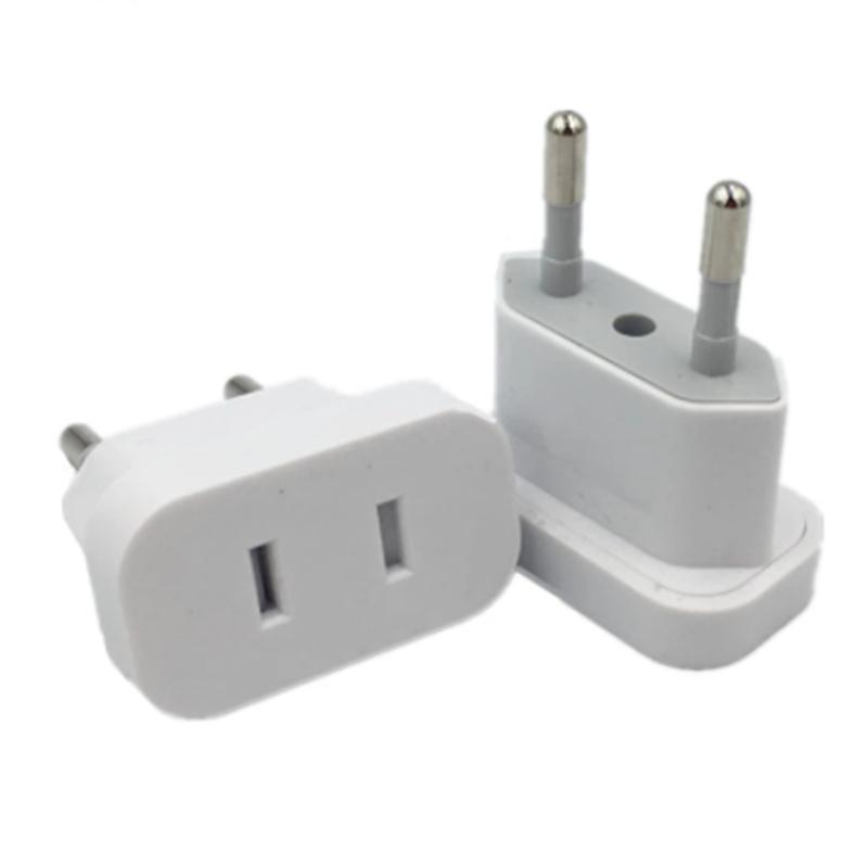 1 шт. 220 В адаптер питания с вилкой США на евро-европейскую вилку, переходник для путешествий, адаптер с США на европейскую розетку, электрическая розетка