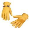 Work Gloves Prevent Slip Wearable Adjustable Soft Protective Faux Cowhide Gloves for Gardening