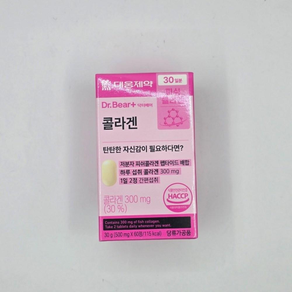 Daewoong Pharmaceutical Коллаген, 30-дневный запас, 1 шт., 60 таблеток