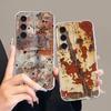 Чехол для телефона для Samsung Galaxy A55 A23 A25 A51 A36 A13 A54 A15 A52 A31 A33 A52 A56 A50 A34 A35 A26 A24 A14 A16 Арт Ржавчина