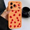 Милый чехол с принтом вишни для iPhone 17 Pro Max Ударопрочный бампер Мягкий чехол для iPhone 16 15 14 13 Pro Max 16E 17E