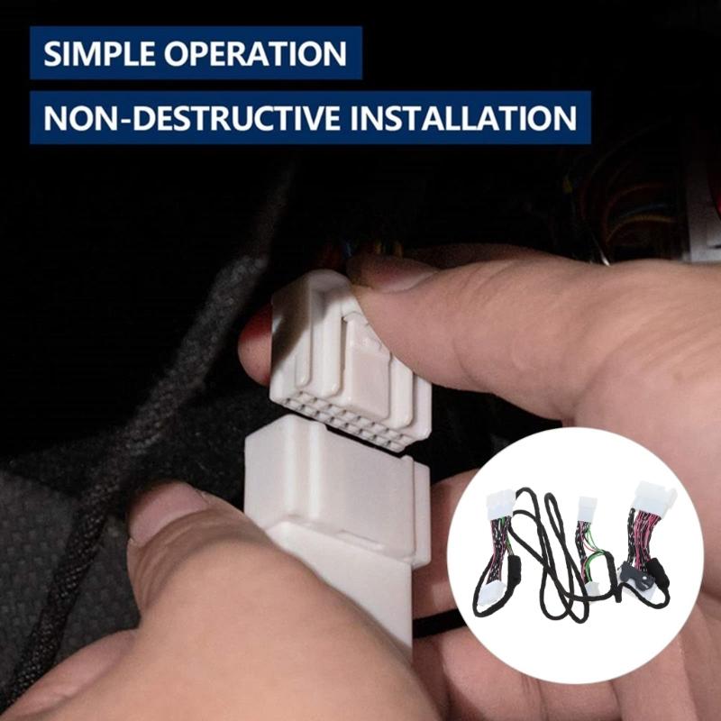 Автомобильный акустический кабель, прочный, совместимый для модели 3 2022, провод активации аудио, обновленный жгут, 8–14 линий, автоаксессуар