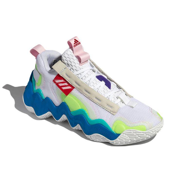 adidas Экспонат B Бело-Синие Мужские Кроссовки Rush Cloud-White Ярко-Красный GZ9552