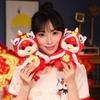 Cute Year of Snake Mascot Zodiac Snake Doll Lion Dance Plush Toys Boys and Girls Rag Doll New Year Gift