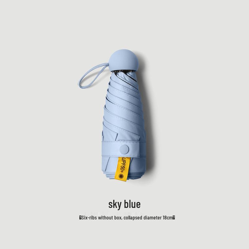 Скидка 50% на женский складной зонт от солнца с защитой от УФ-лучей - Ультралегкий, для дождя или солнца