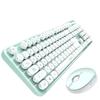Mofii Sweet 2.4G Wireless Keyboard & Mouse Package with 104 Round Keycaps, Designed for Office