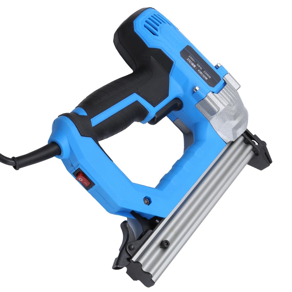 2.3KW Electric Nailer Stapler Straight Nail Staple Guns Woodworking Tool