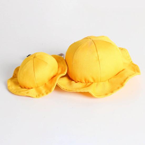 Кепка для домашних животных с клетчатым узором, защита от солнца, дышащая модная шляпа для домашних животных, рыбацкая шляпа, головные уборы для