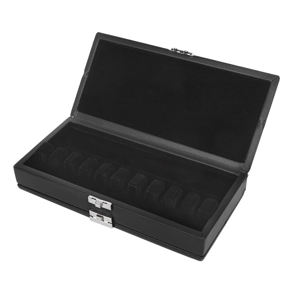2 Layer Black Leather Reed Case for 20 Reeds Moisture Proof Box Musical Instrument Accessories