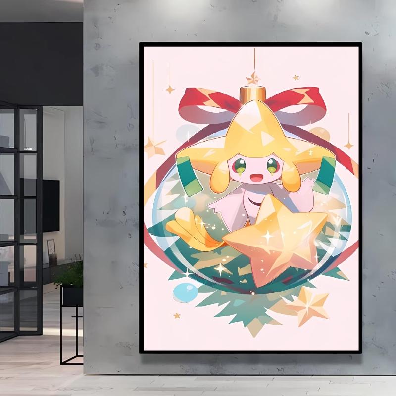 Anime Canvas Painting HD Prints Pikachu Posters Cartoon Character Picture Living Room Wall Decoration Christmas Gifts