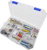 Large Plastic Tackle Box Storage Organizer Box with Removable Dividers 2 Pack