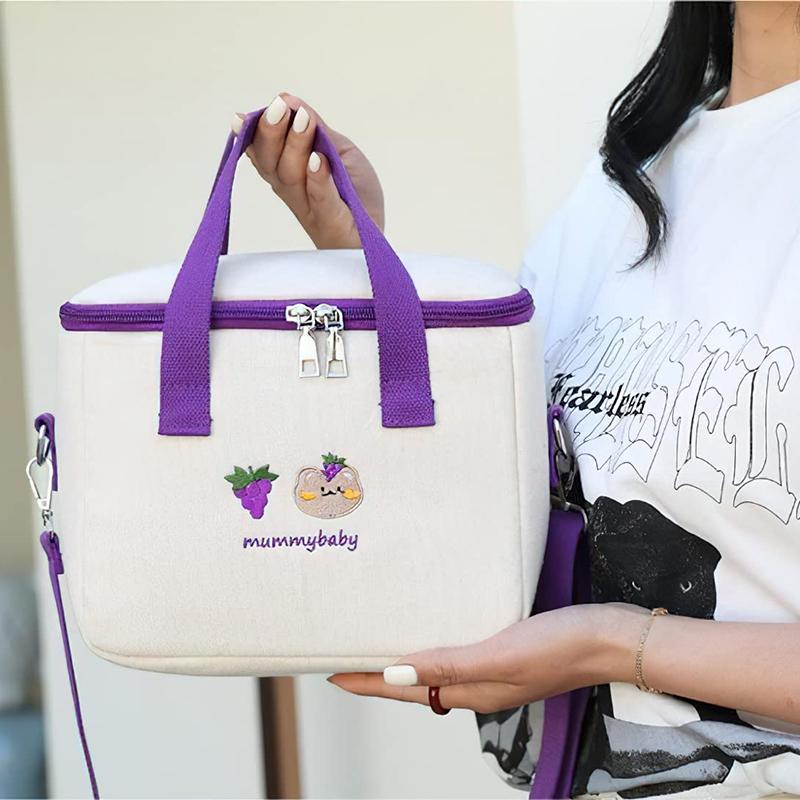 Large Capacity Portable Lunch Bag Outdoor Portable Storage Thickened Insulation Bag