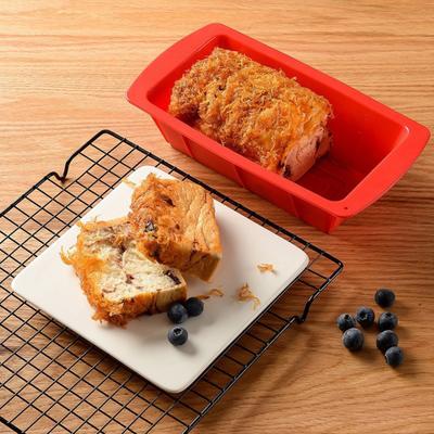 2 шт., мини-сковорода с антипригарной поверхностью, пищевая силиконовая форма для хлеба, штабелируемая форма для выпечки хлеба, тостов