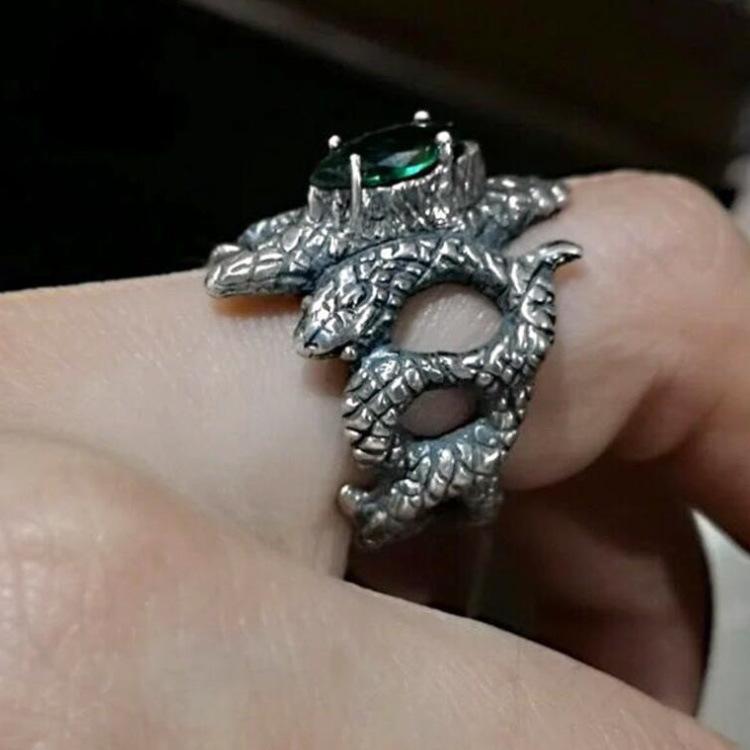 Niche Design Original Snake Advanced Cool Wind Нестандартное кольцо на указательный палец