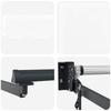 Retractable Awning White 300 x 250 x 165 cm Polyester and Metal