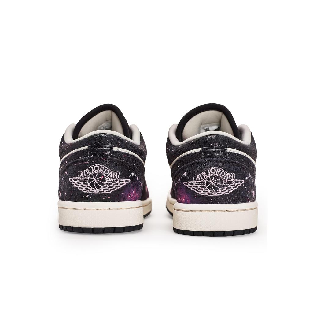 Jordan Air Jordan 1 Vintage Basketball Shoes Women's Low Top Black/White/Pink/Purple II0595-001(Team80-SBOX)