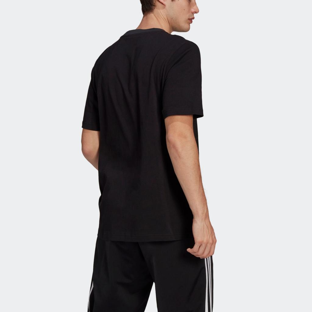 Adidas Originals Graphic Logo Casual Fashion Simple Short Sleeve T-Shirt Men Tops Black White GN2440