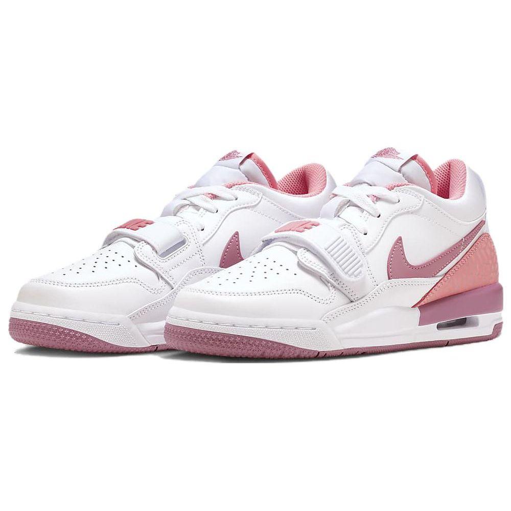 Кроссовки Air Jordan Legacy 312 Low GS Desert Berry Детские Белые Кораллово-Меловые FN3407-161