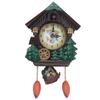 6 Inch Cuckoo Bird Wall Clock Creative Cartoon Decorative Clock Music Cuckoo Bird House Wall Clock With Pendulum For Home Decor