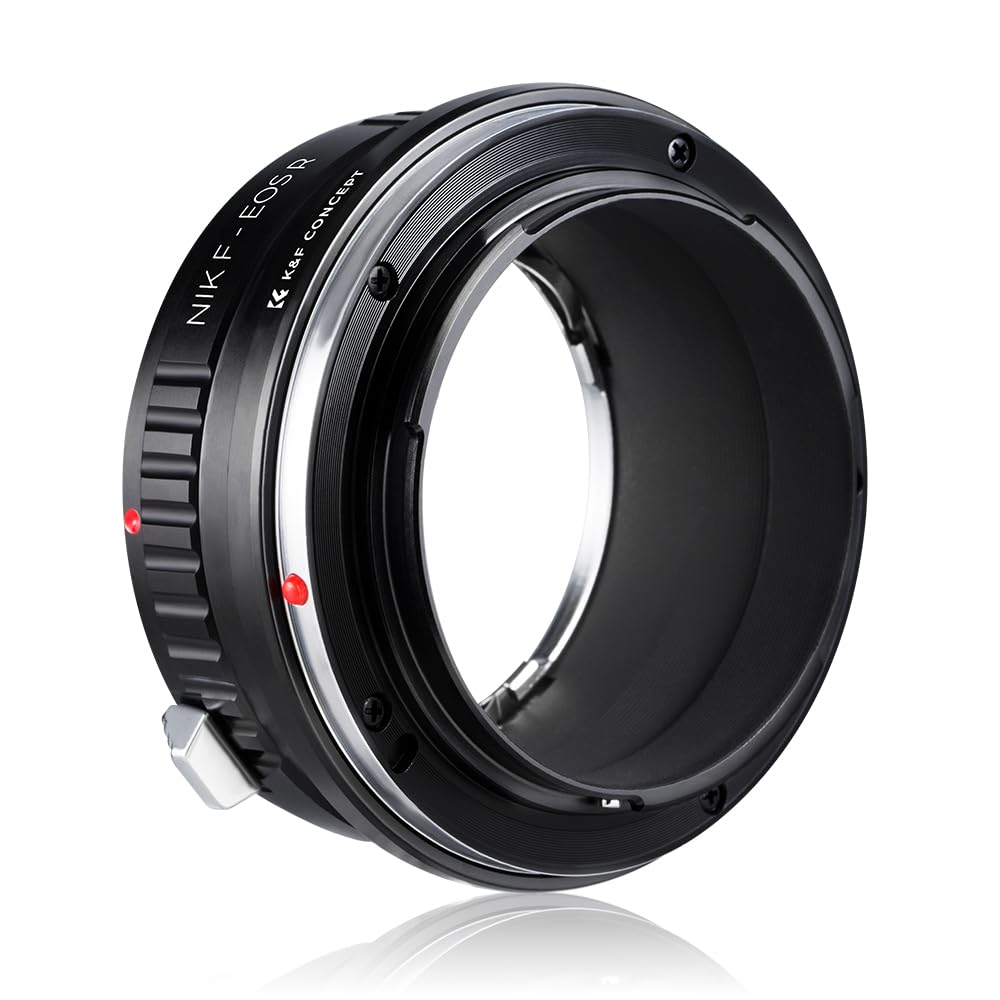 CONCEPT Mount Adapter for Nikon Lenses to Canon EOS R Converts Nikon Lenses to Canon Lenses for Infinity Direct from the Manufacturer K&F F-Mount