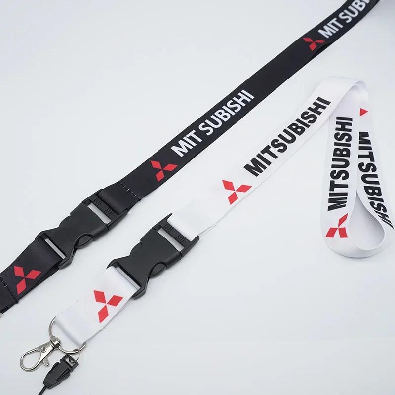 Автомобильный брелок Держатель ID Шнурок на шею для мобильного телефона Для Mitsubishi Outlander Lancer 10 9 ASX RALLIART Eclipse L200