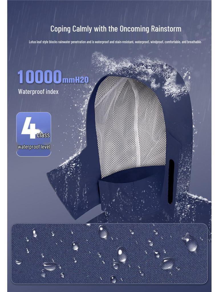 Motorcycle Riding Raincoat Set: Waterproof Outdoor Suit with Shoe Covers