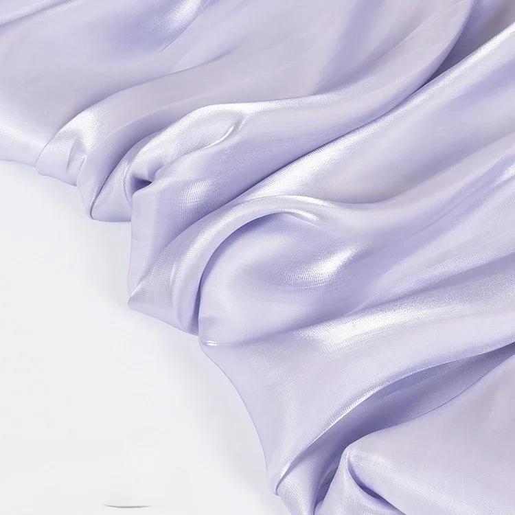 100x150 см Фантомный градиент цвета Стеклянный шелковый атласный тканевый сорочка сценическое платье кристально яркое лицо блестящая ткань DIY кукольный декор