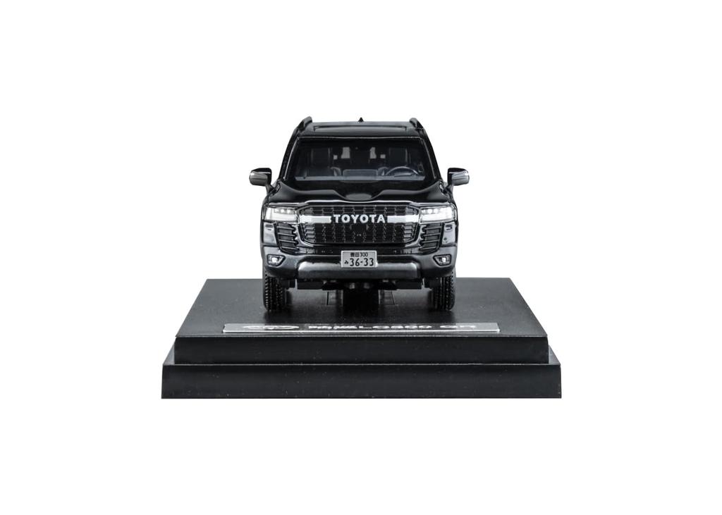 ЖК-МОДЕЛИ 1/64 Toyota LC300-GR SPORT (черный) Готовый продукт