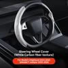 YZ Для Tesla Model 3 Y Highland Juniper 2026 Замшевый бархат Чехол на руль автомобиля DIY текстура из углеродного волокна Спортивный руль
