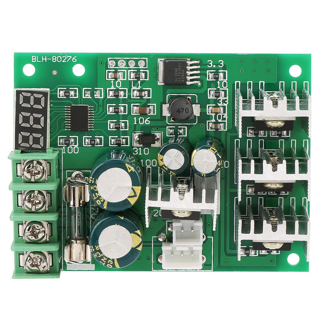 DC6 60V 30A Digital Display 0 100percent  Adjustable Drive Module PWM DC Motor Speed Controller