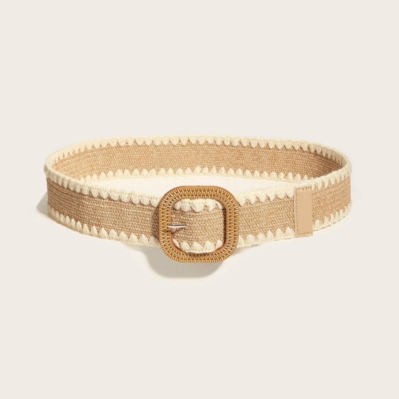 Пояс для горячей девушки Элегантный широкий пояс для джинсов платьев Клубный плетеный пояс