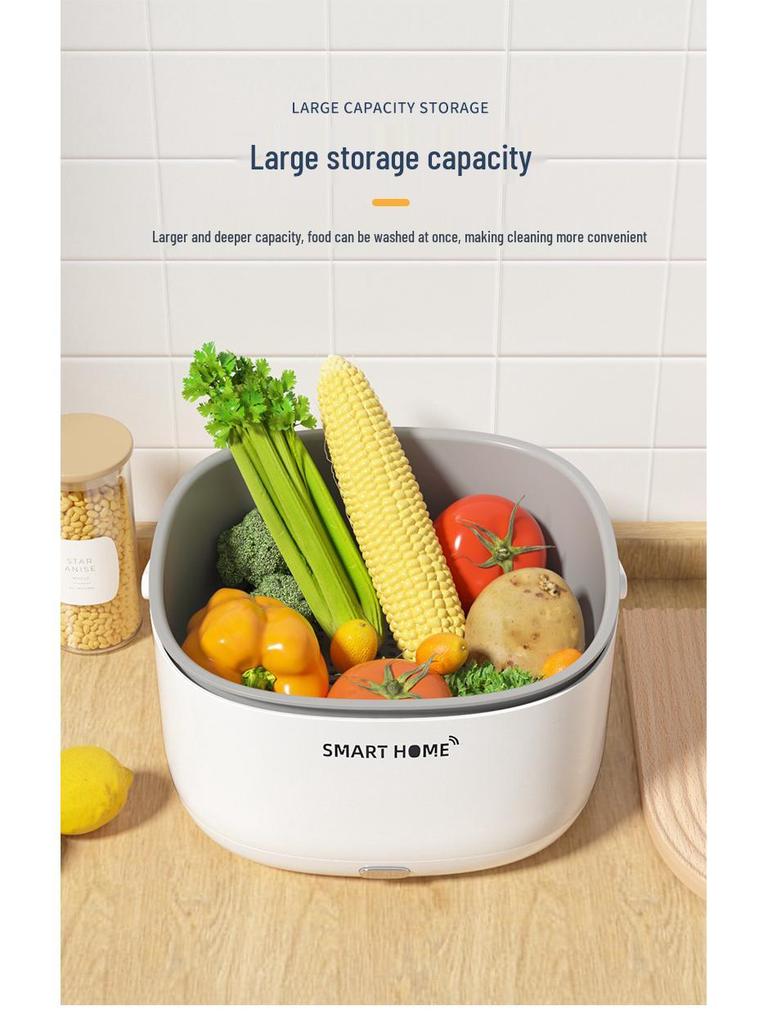 Portable Automatic Fruit and Vegetable Purifier & Multi-Function Cleaning Machine