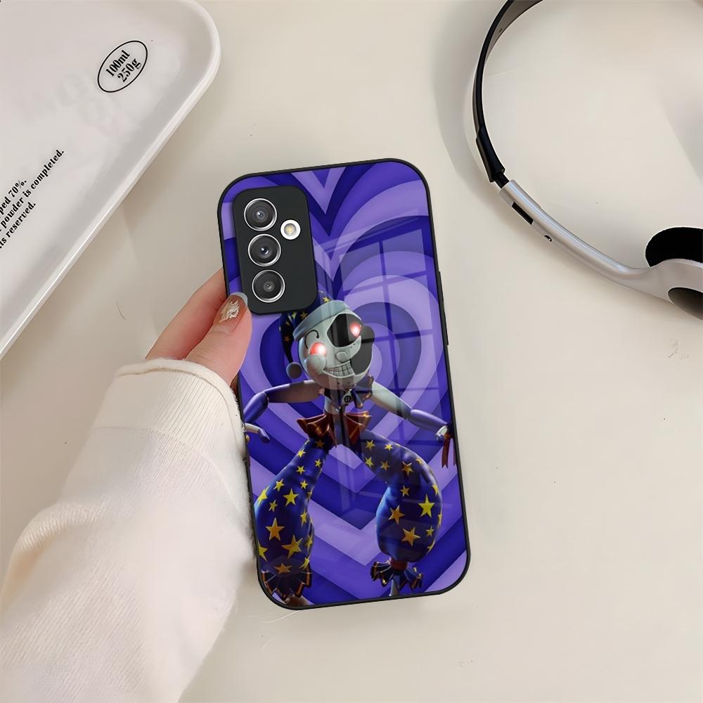 FNAF Сандроп Чехол для телефона Стекло Для Samsung S24 S26 S23 S20 S25 S21 S22 Ultra Fe Plus A05 A06 A16 A26 A36 A56 Чехол