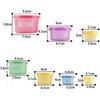 Control Storage Organizer Eating Plan Lose Weight Portion Control Food Container Meal Measure Dish