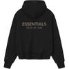 Fear of God Essentials Classic Full Zip Hoodie Jet Black Men Tops 192SP254780F