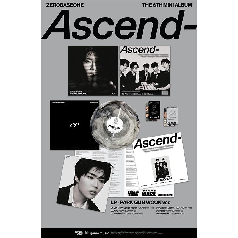 [Предзаказ] ZEROBASEONE - 6-й мини-альбом [ASCEND-] LP Версия. (Ограниченный выпуск)