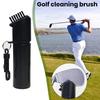 120ml Golf Club Brush Cleaner Squeeze Water Bottle with Retainer Clip Deep Cleaning Grooves Essentials Golf Accessories