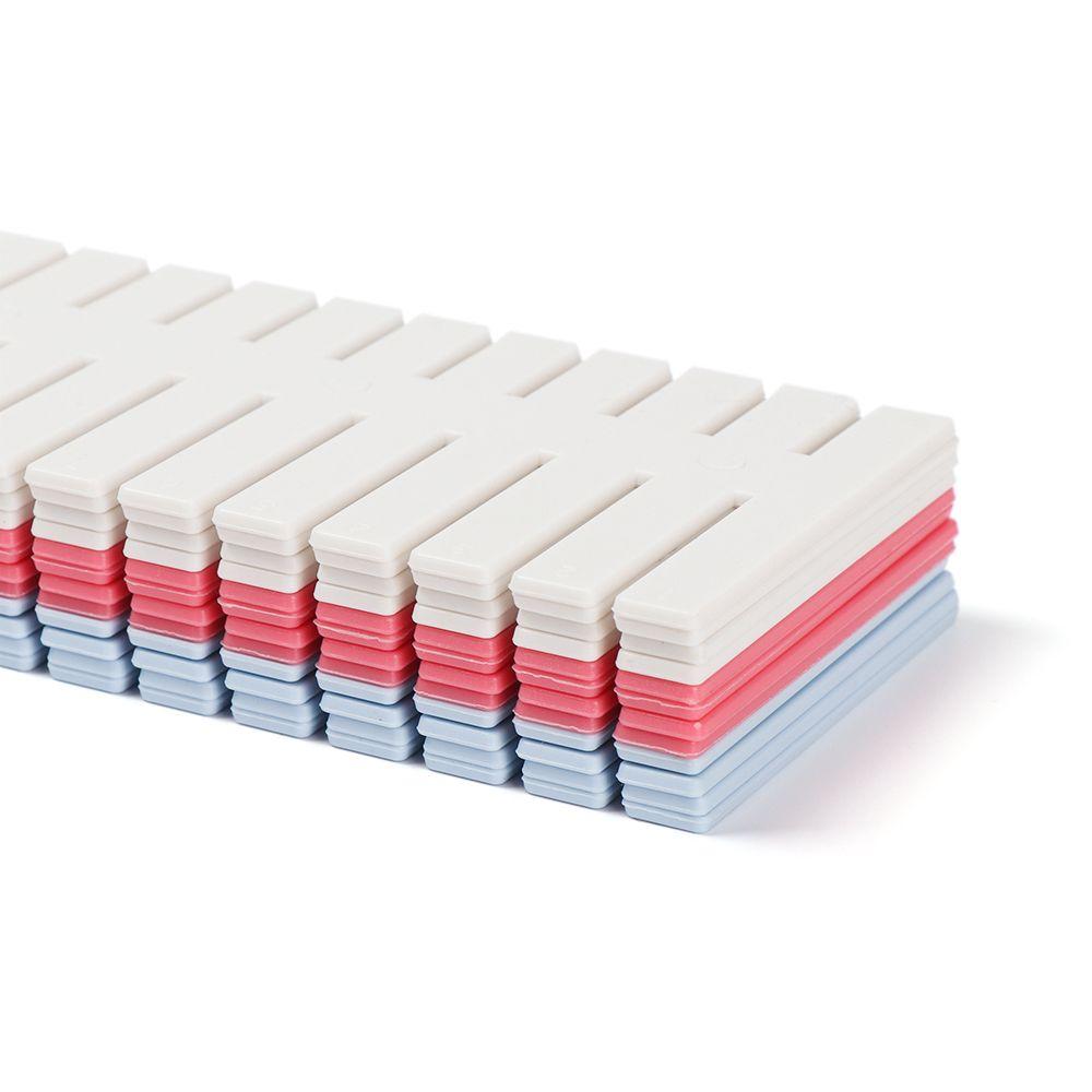 4 шт. Регулируемая перегородка для макияжа, нижнее белье, носки, пластиковая сетка, выдвижная, сделай сам, разделительная доска для ящика