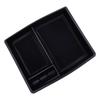 Black Central Console Armrest Storage Box Container Organizer Tray With Cushion Fit for Toyota Tacoma 2024 Left Hand Drive