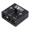 ABUO-1 Переключатель аудиосигнала XLR 2 входа 1 выход Переключатель источника аудиосигнала XLR для микрофона, звуковой карты, микшера 2 штекера XLR 1 гнездо 6.5+XLR
