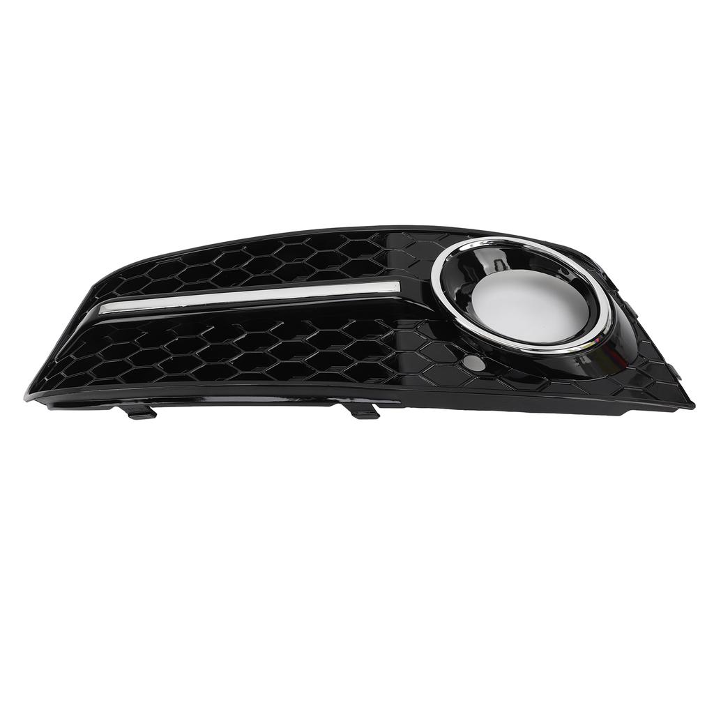 Chrome Glossy Fog Light Cover Grills Front Grille Fit for A4 S4 B8 09‑12