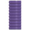 VidaXL Bath Towels 10 Pcs Purple 100x150 Cm 360 G/m² 100% Cotton, Towel, Set of Bath Towels, Towel 136886