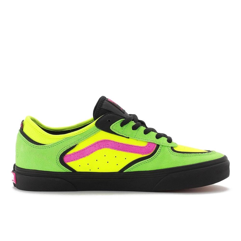 Vans Skate Rowley Vn000da24go Неоново-розовый Зеленый