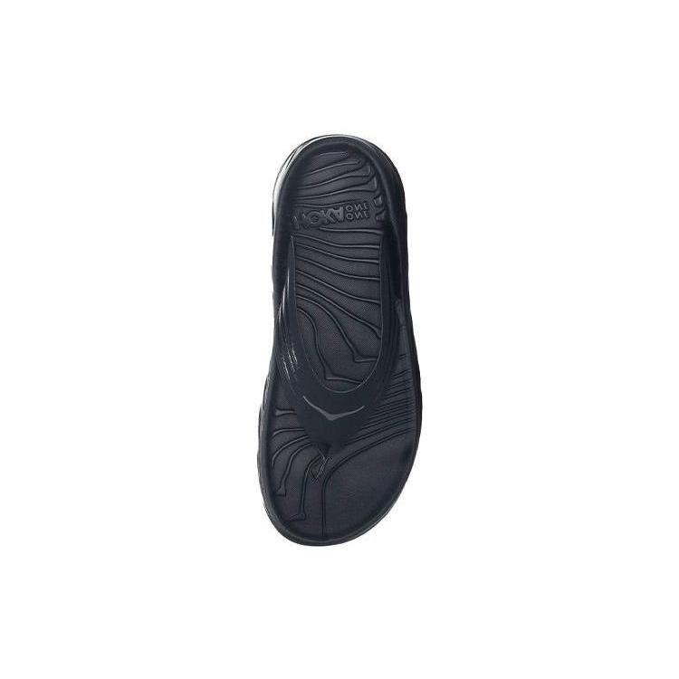 HOKA One One Ora Recovery Flip Черный Темно-Серый Чайка 1099675-BDGGR
